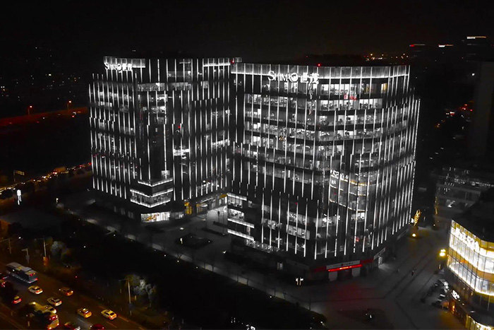 寫字樓外墻亮化竟然有這樣的提升企業(yè)品牌效益？